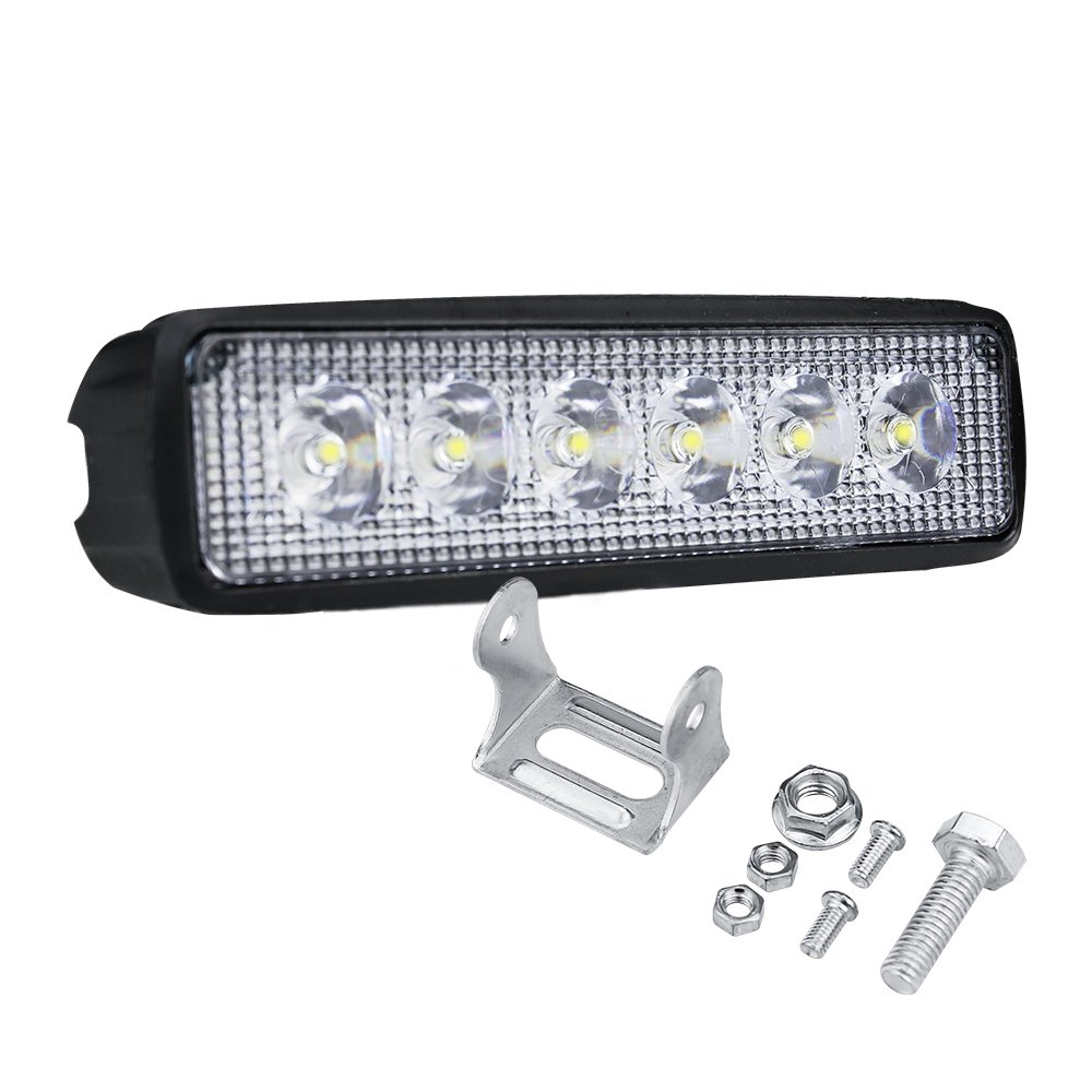 DXZ Car 6LED Work Light 18W Car Light 4x4 Spotlight Off-road Work Light 12V for Truck ATV UTV
