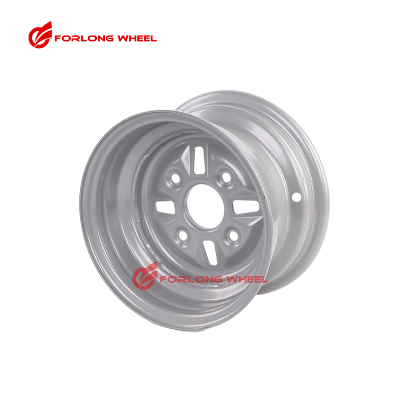 FORLONG 10 Inch 5.50x10 4x110 4-110-60 Go-kart Wheel ATV & UTV Wheel Rims for 21x7-10 22X7-10 23x7-10