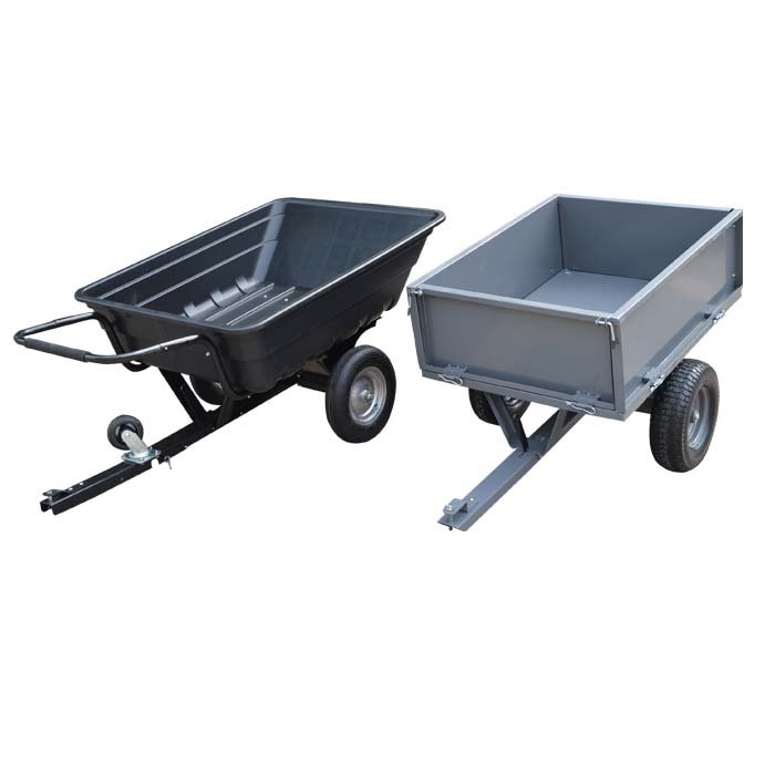ATV Tilting Trolley Utility Garden Trailer