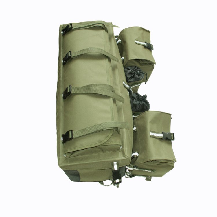 Outdoor Heavy Duty ATV Rack Rear Utility Pack Cargo Bag With Reflective Strap