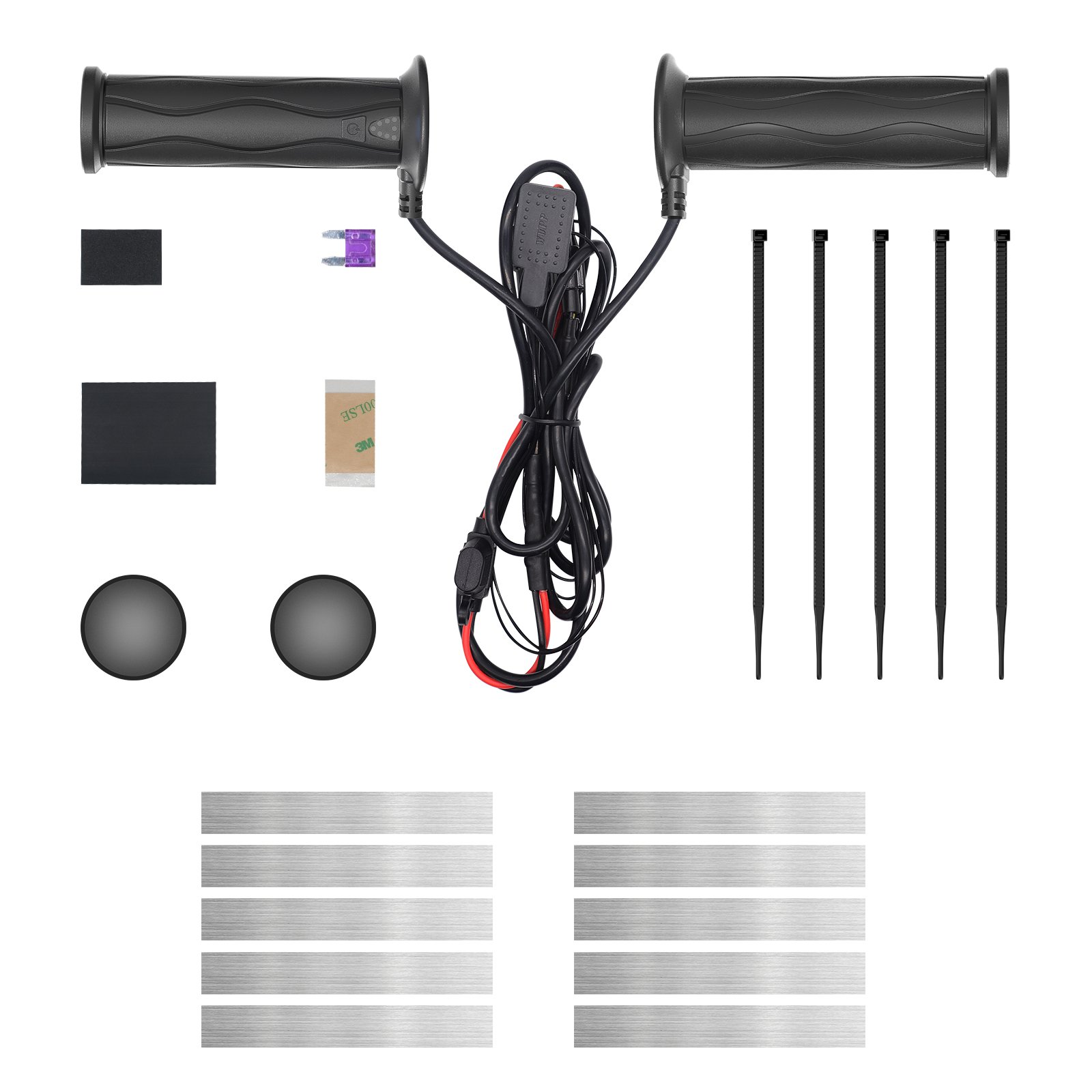 Integrated Handle Thumb Heating Atv Four Wheeler Heated Handlebar Grips and Thumb Heater