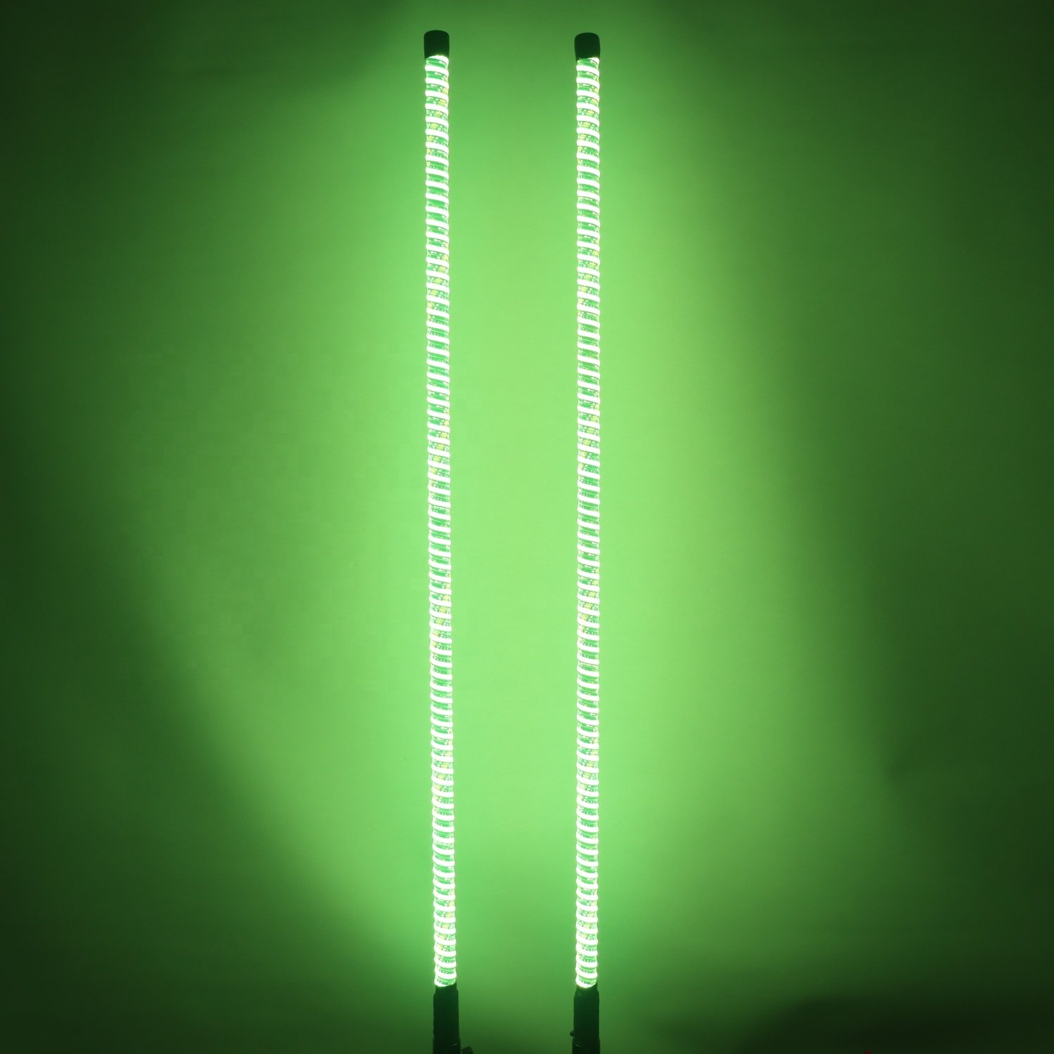 Flexible Chasing RGB 2FT 3FT 4FT 5FT 6FT Cob Led Whip Lights Remote APP Control 12V Cob Whip Light for UTV ATV Off Road