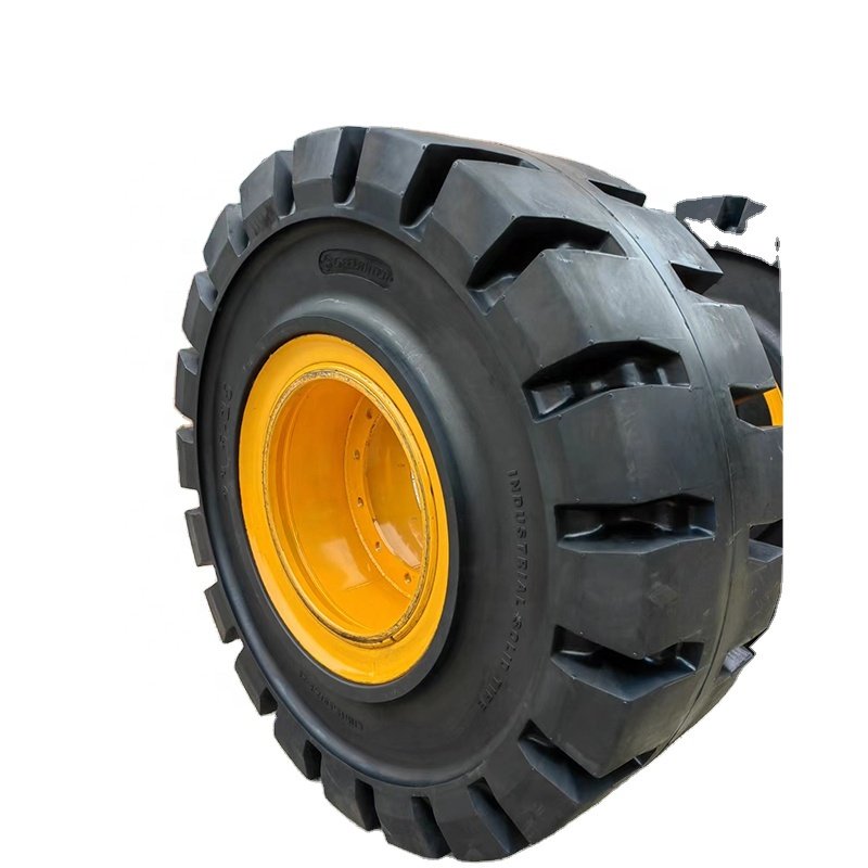 Custom Solid Forklift Tires 5.00-8 6.50-10 7.00-12 Puncture Resistant OTR