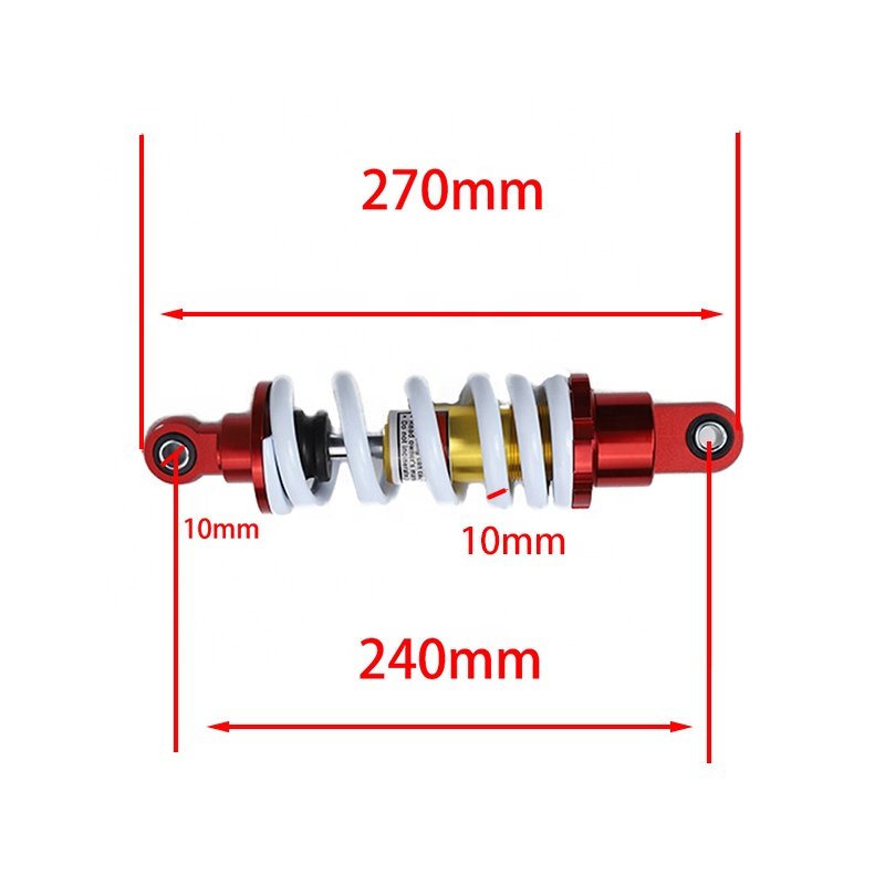 240mm Rear Shock Absorber Suspension for Dirt Bike ATV Quad Go Kart PIT PRO QUAD DIRT BIKE BUGGY ATV