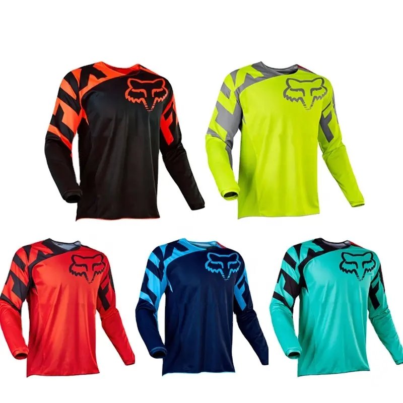 Custom Made Athletic Fit Motocross Full Sleeve Jersey ATV Off Road Dirt Motocross Shirts