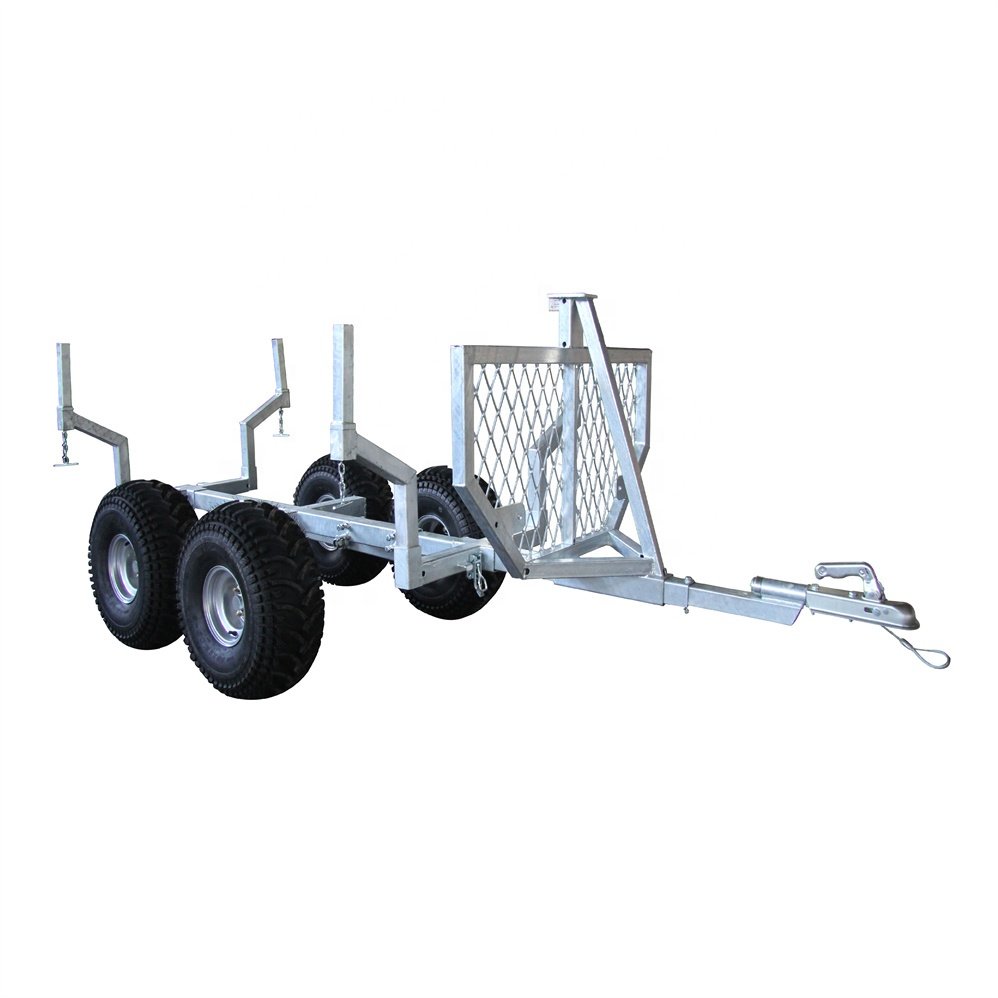 Forestry UTV ATV Timber Trailer for Convenient Logging Transit for Motorcycle & ATV Trailers