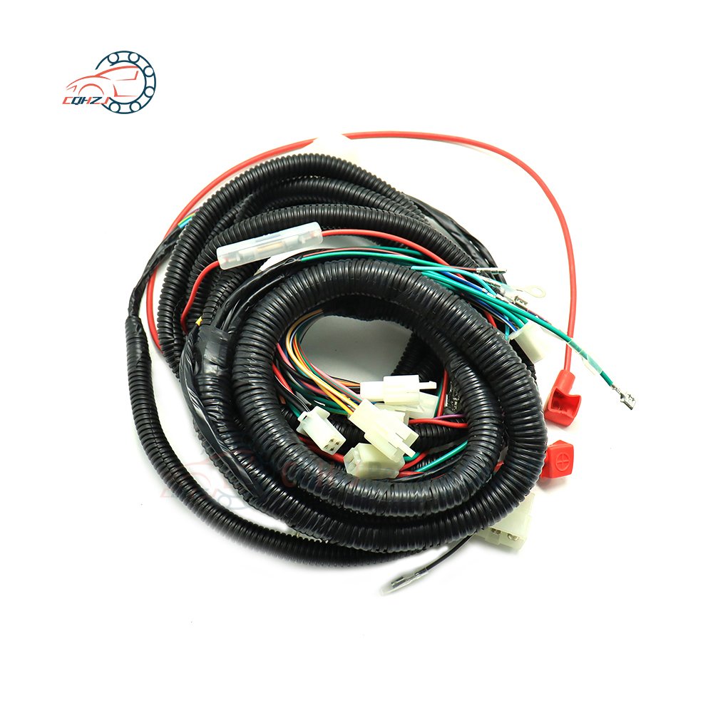 CQHZJ Factory Wholesale ATV Tricycles Parts All Terrain Vehicle Complete Wire Harness Cable Assembly ATV CDI Full Vehicle Cable
