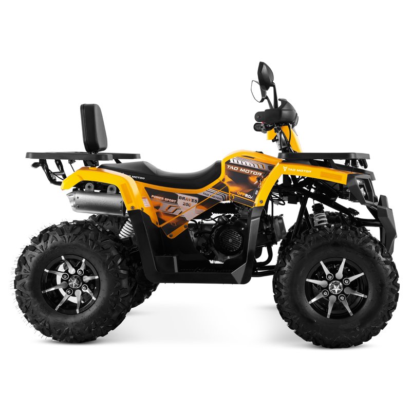 Tao Motor 2025 New Chain Drive Automatic Quad Bike 4 Wheeler Adult 200cc ATV