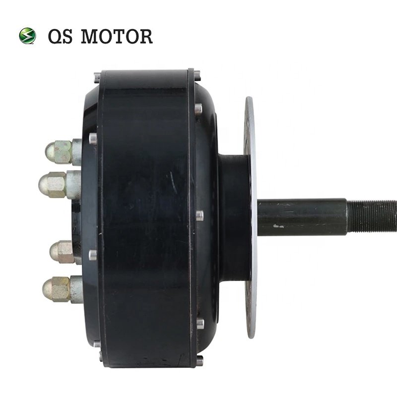 QS Motor 3000W BLDC Brushless Hub Motor Single Shaft for Electric Golf ATV Cars-V3 Type 205 50H Waterproof Protection