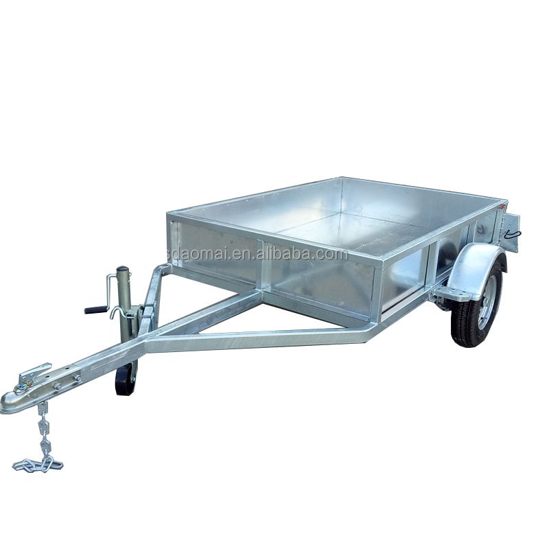 Hot Dip Galvanized Hydraulic Atv Dump Semi Trailer with CE Certificate