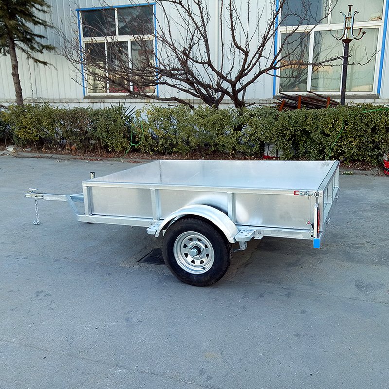 Hot Dip Galvanized Hydraulic Atv Dump Semi Trailer with CE Certificate
