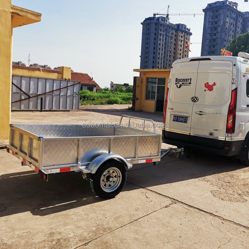 Hot Dip Galvanized Hydraulic Atv Dump Semi Trailer with CE Certificate