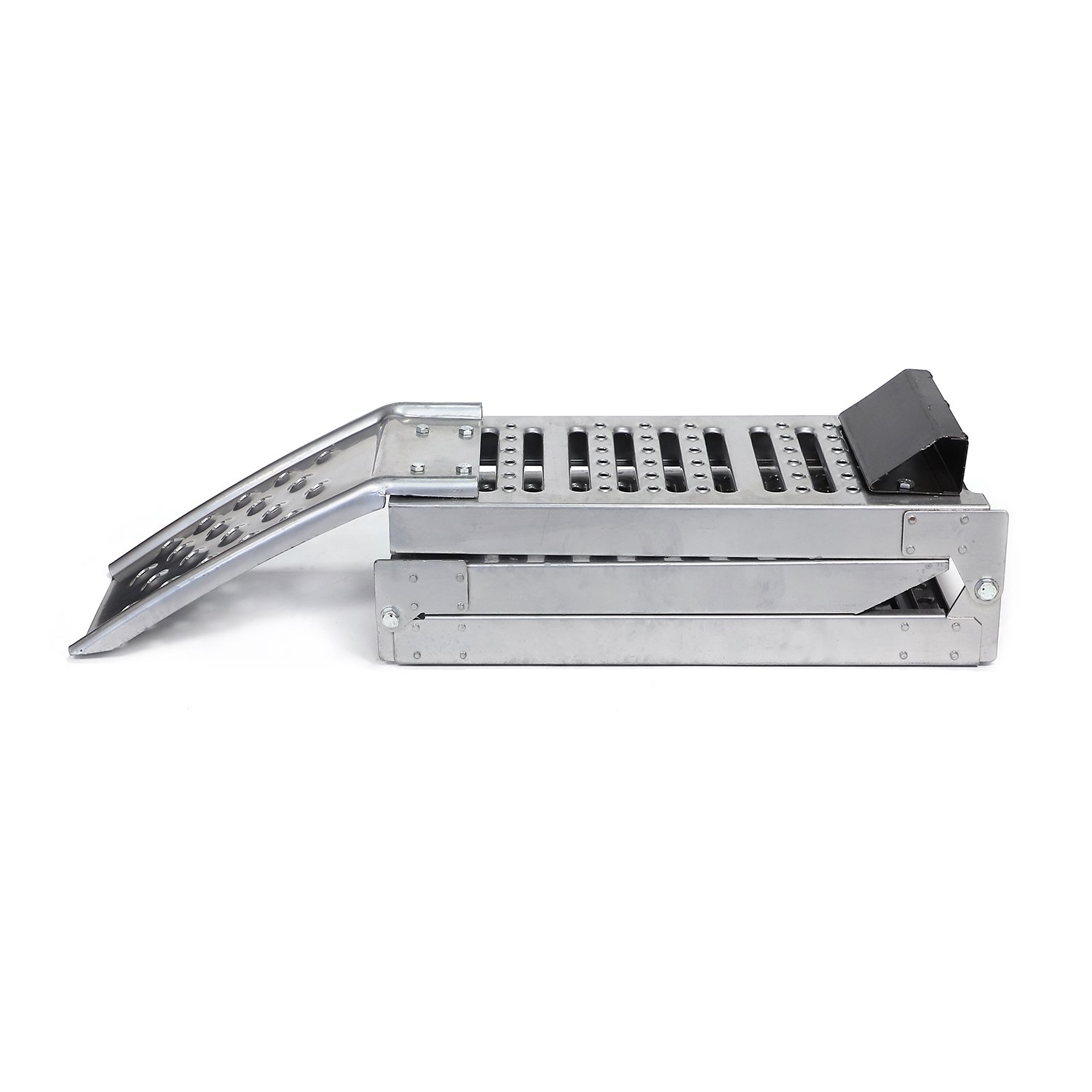 Folding Ramp Steel Loading Ramps , ATV Motorcycle Ramp, for Car Vehicle Pickup Truck Trailer Loading