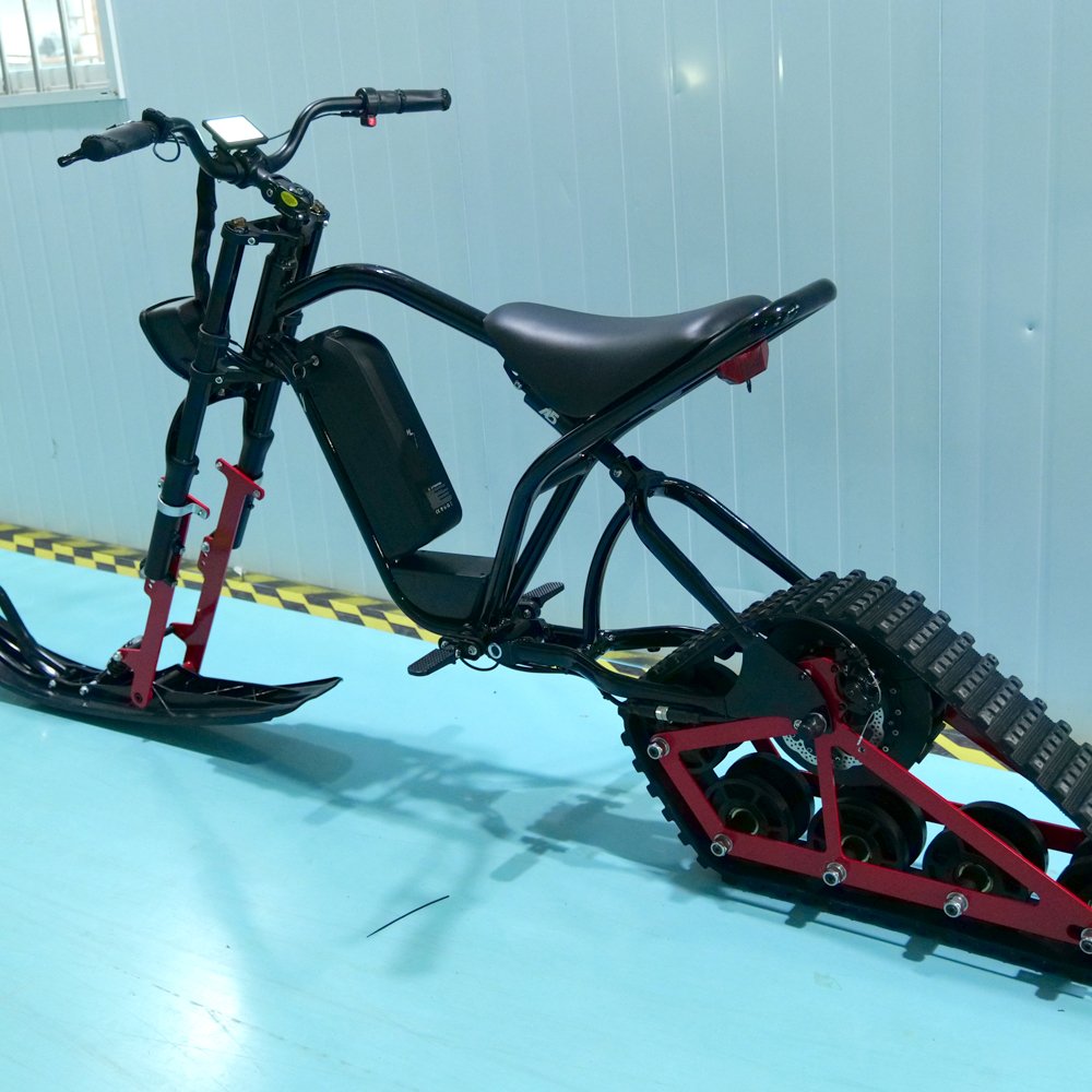Track Tire ATV All Terrain Ebike Snowmobile Crawler Belt 2000w Motor Snow Track