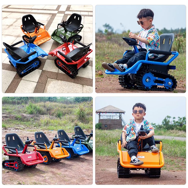 China Custom Tracked ATV Can Sit People Children Small tank Electric Tracked Vehicle