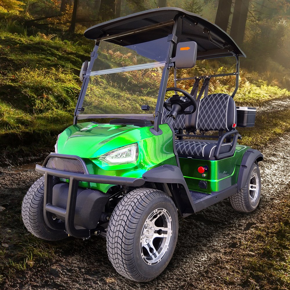 2024 Mini Golf Carts Electric 4 Wheel 2 Seats off Road Vehicle 48v Atv Cheap 500cc Atv 200