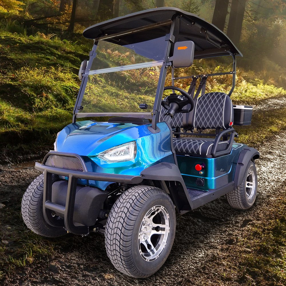2024 Mini Golf Carts Electric 4 Wheel 2 Seats off Road Vehicle 48v Atv Cheap 500cc Atv 200