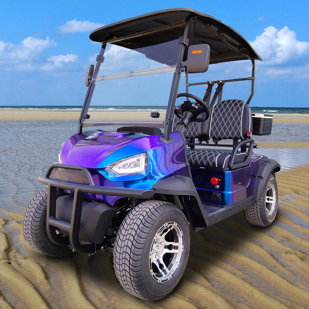 2024 Mini Golf Carts Electric 4 Wheel 2 Seats off Road Vehicle 48v Atv Cheap 500cc Atv 200