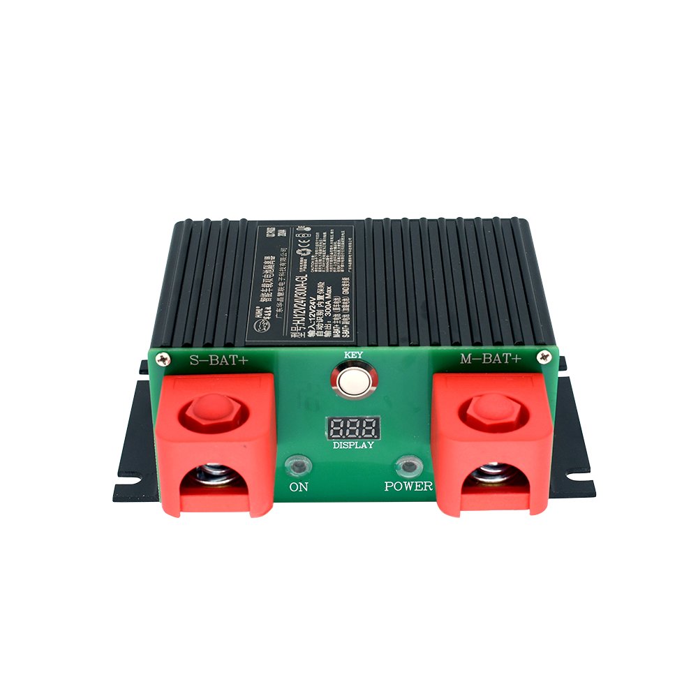 Hot Sale Dual Battery Isolator 12V/24V Smart Battery Isolator Auto Switch with Voltmeter for Rv ATV UTV