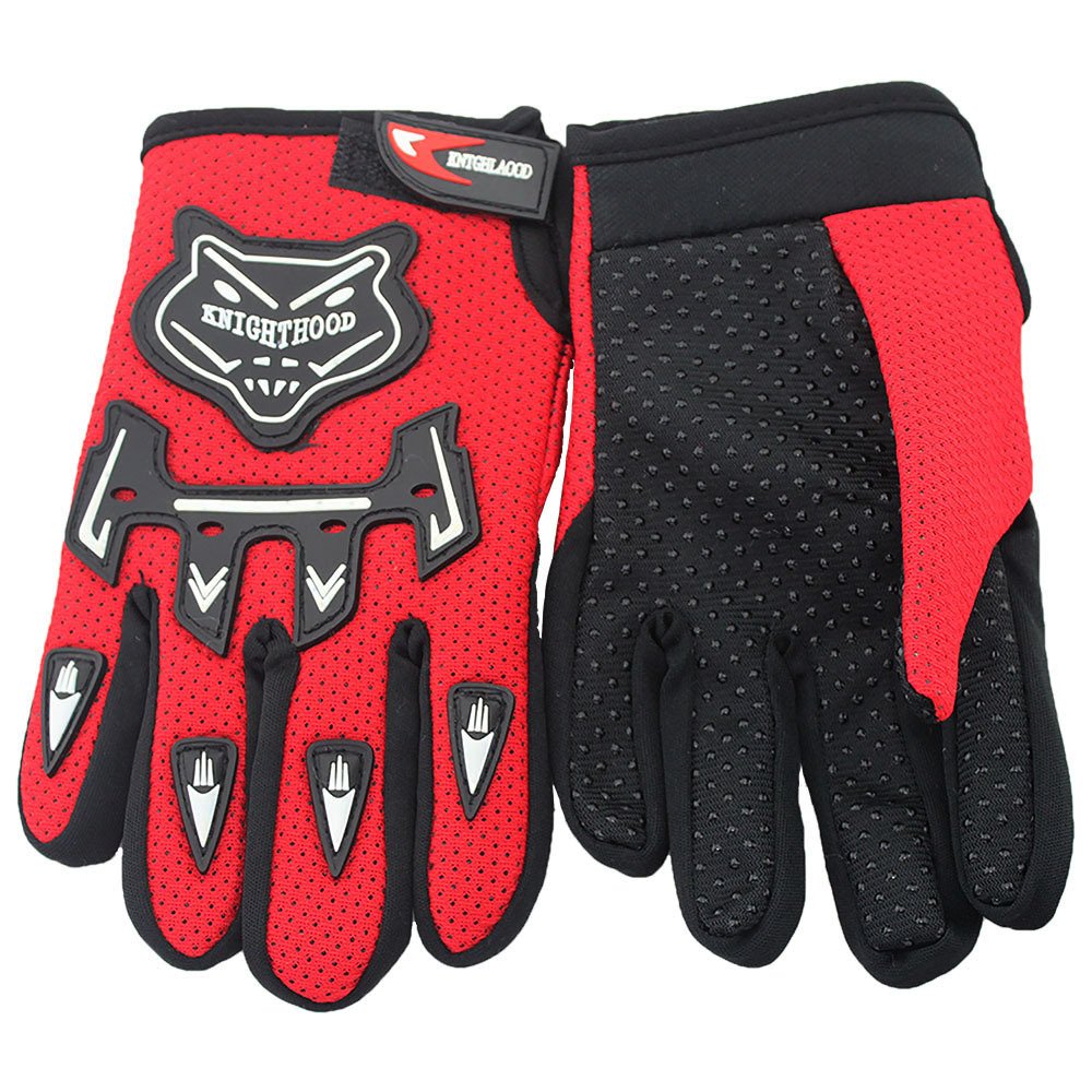 S M L Children 4-14 Years Old Riding Gloves Anti-slip Child Motocross ATV Scooter Skating Kids Motorcycle Gloves