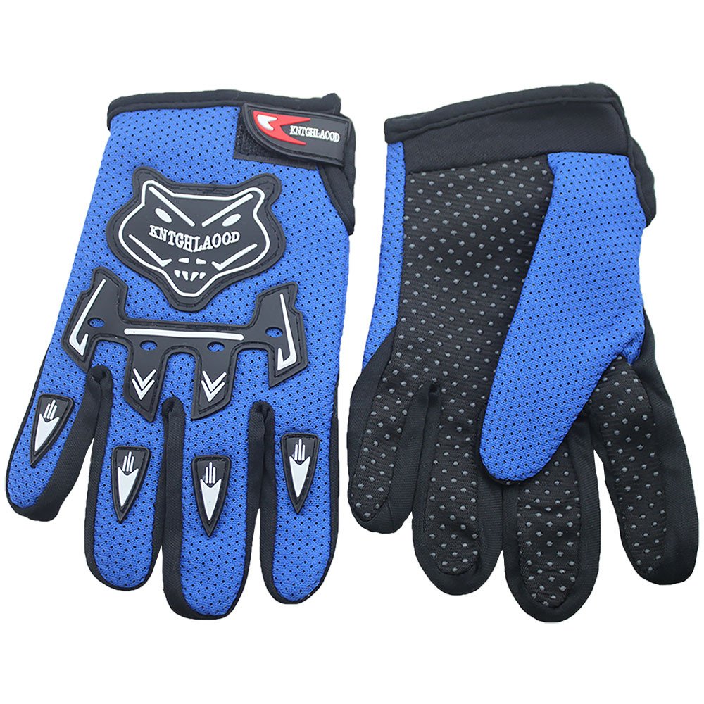 S M L Children 4-14 Years Old Riding Gloves Anti-slip Child Motocross ATV Scooter Skating Kids Motorcycle Gloves