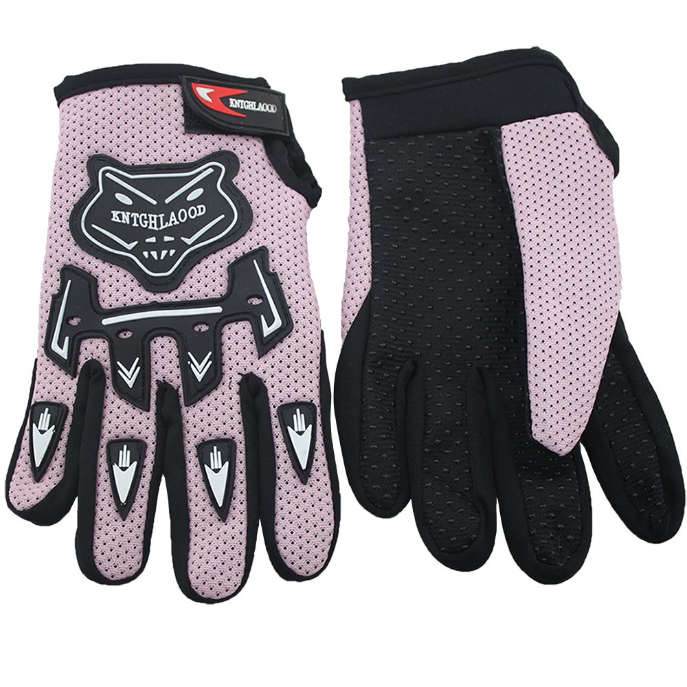 S M L Children 4-14 Years Old Riding Gloves Anti-slip Child Motocross ATV Scooter Skating Kids Motorcycle Gloves