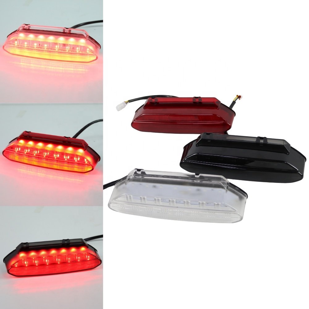 TIYPEOR ATV Red LED Taillights Brake Stop Light LED Rear Lamp for YFZ450 YFZ450R 2006-2009 Brighter Rear Tail Lamp