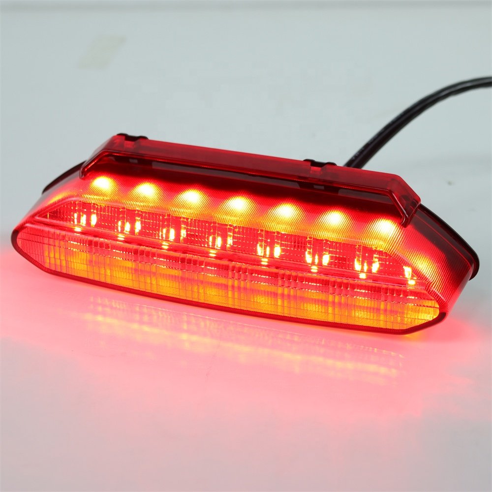 TIYPEOR ATV Red LED Taillights Brake Stop Light LED Rear Lamp for YFZ450 YFZ450R 2006-2009 Brighter Rear Tail Lamp