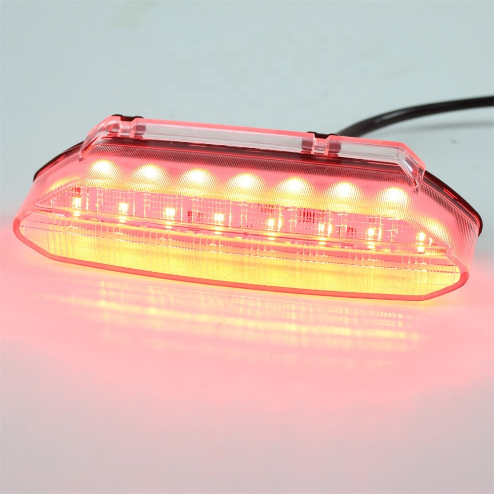 TIYPEOR ATV Red LED Taillights Brake Stop Light LED Rear Lamp for YFZ450 YFZ450R 2006-2009 Brighter Rear Tail Lamp