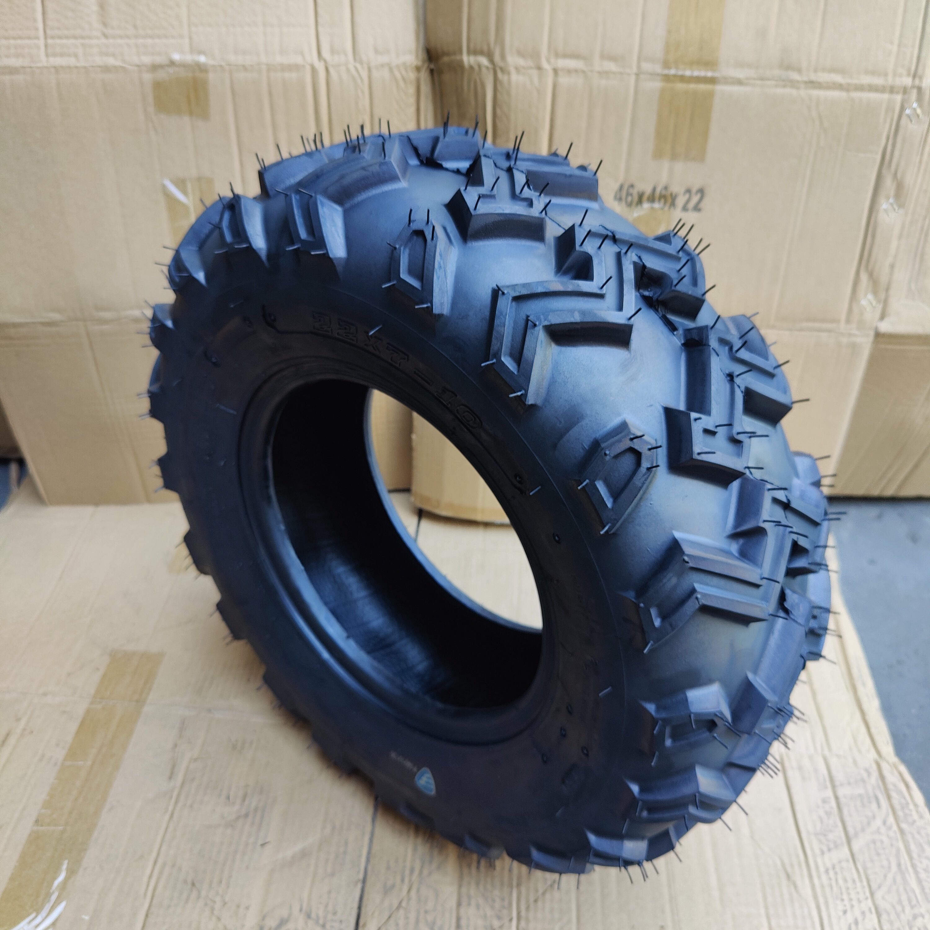 Golf Cart UTV Wheel Tires 22x7-10 Pneumatic Rubber Tubeless Tires for ATV Lawn Mower Utility Turf Garden Golf Cart