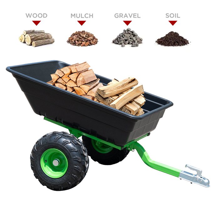 Multi Purpose Atv Utility Trailer Multi-Function Atv Towed Wagon With Wheels All-in-One ATV Utility Trailer