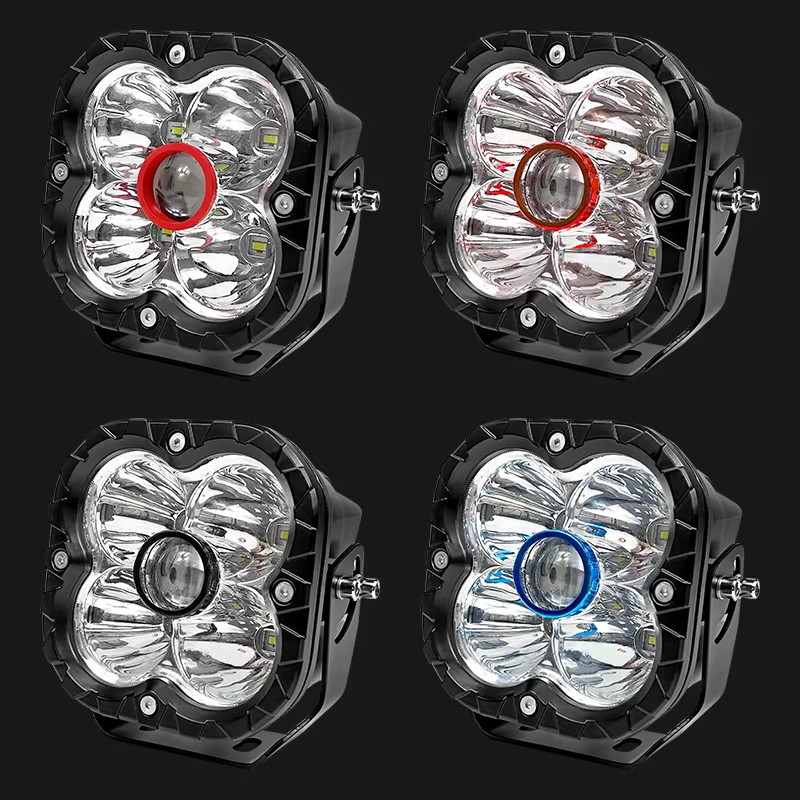 5 InchLED Off Road Driving Spot Work Lights Fog Yellow Offroad 4WD Truck Offroad ATV UTV SUV