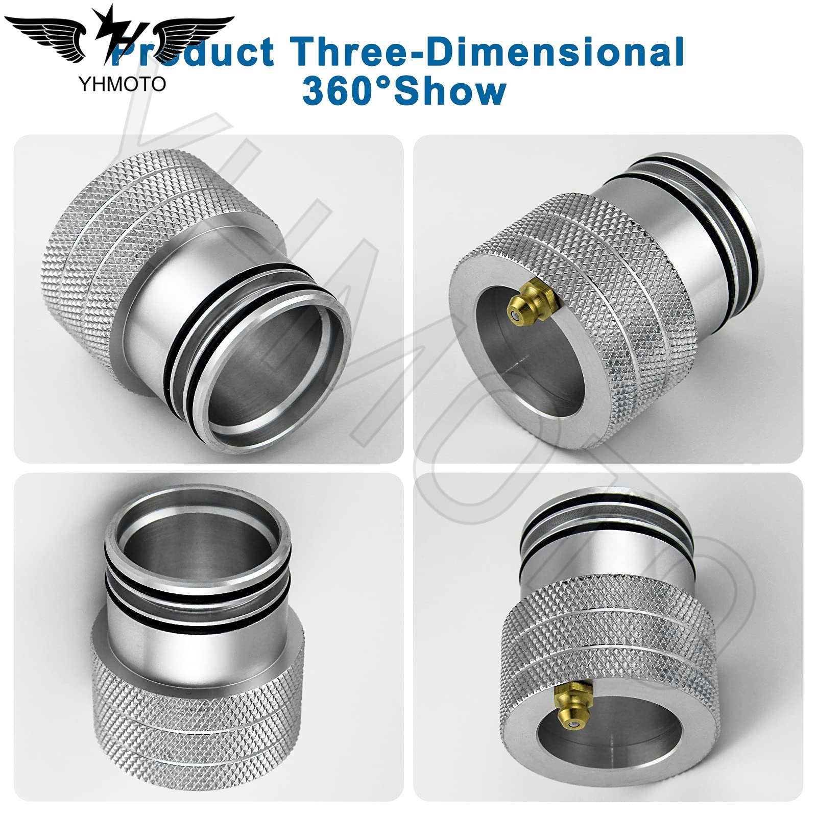 For Can-Am Maverick X3 293350109 ATV UTV Trailer Parts CNC Front Rear 39mm Wheel Axle Bearing Grease Fitting Greaser Tool Kit