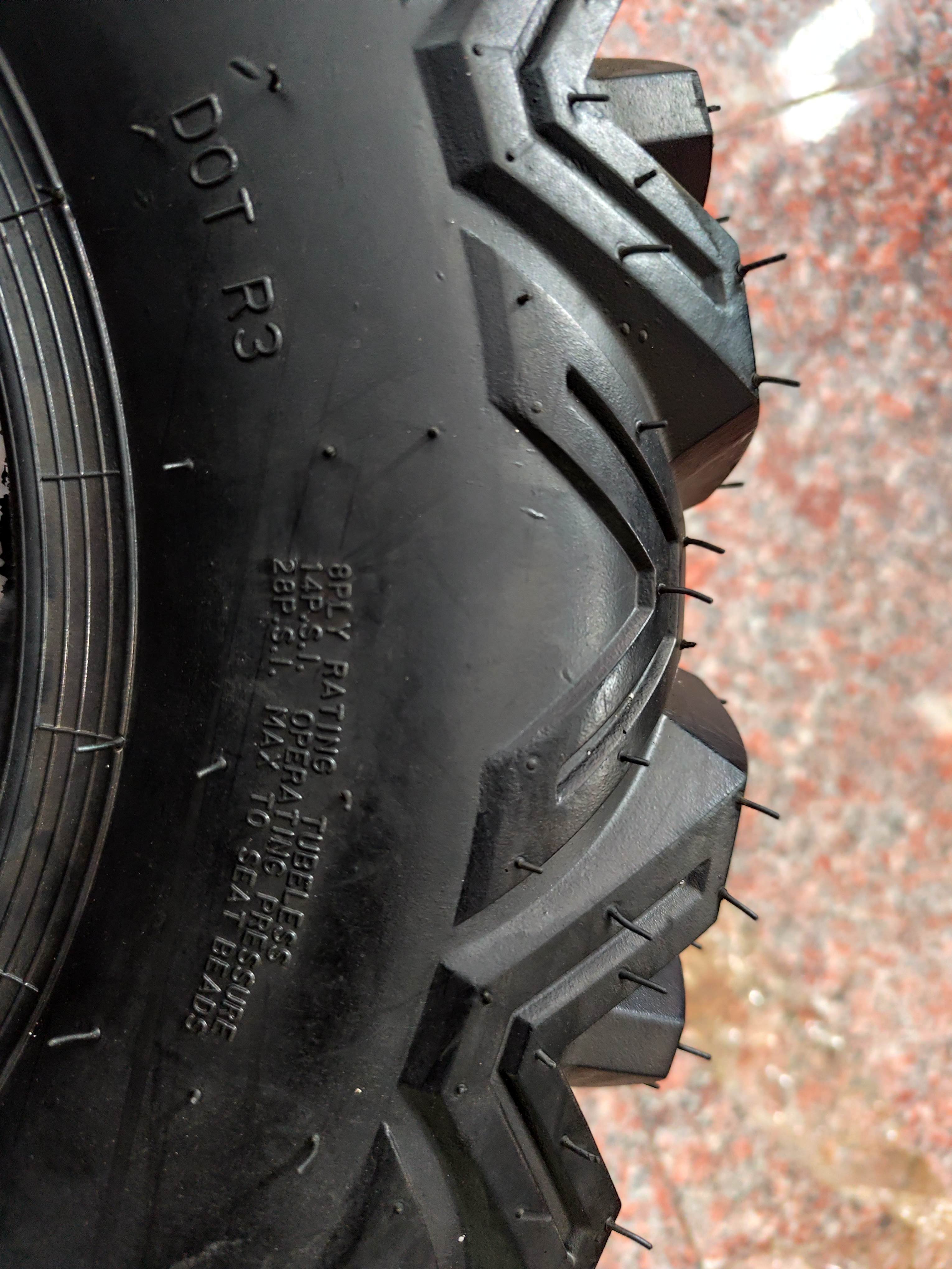 All Terrain Tire 25x8-12 Rear 6PR Tubeless Utility ATV UTV Off-road Wear-resistant Tires