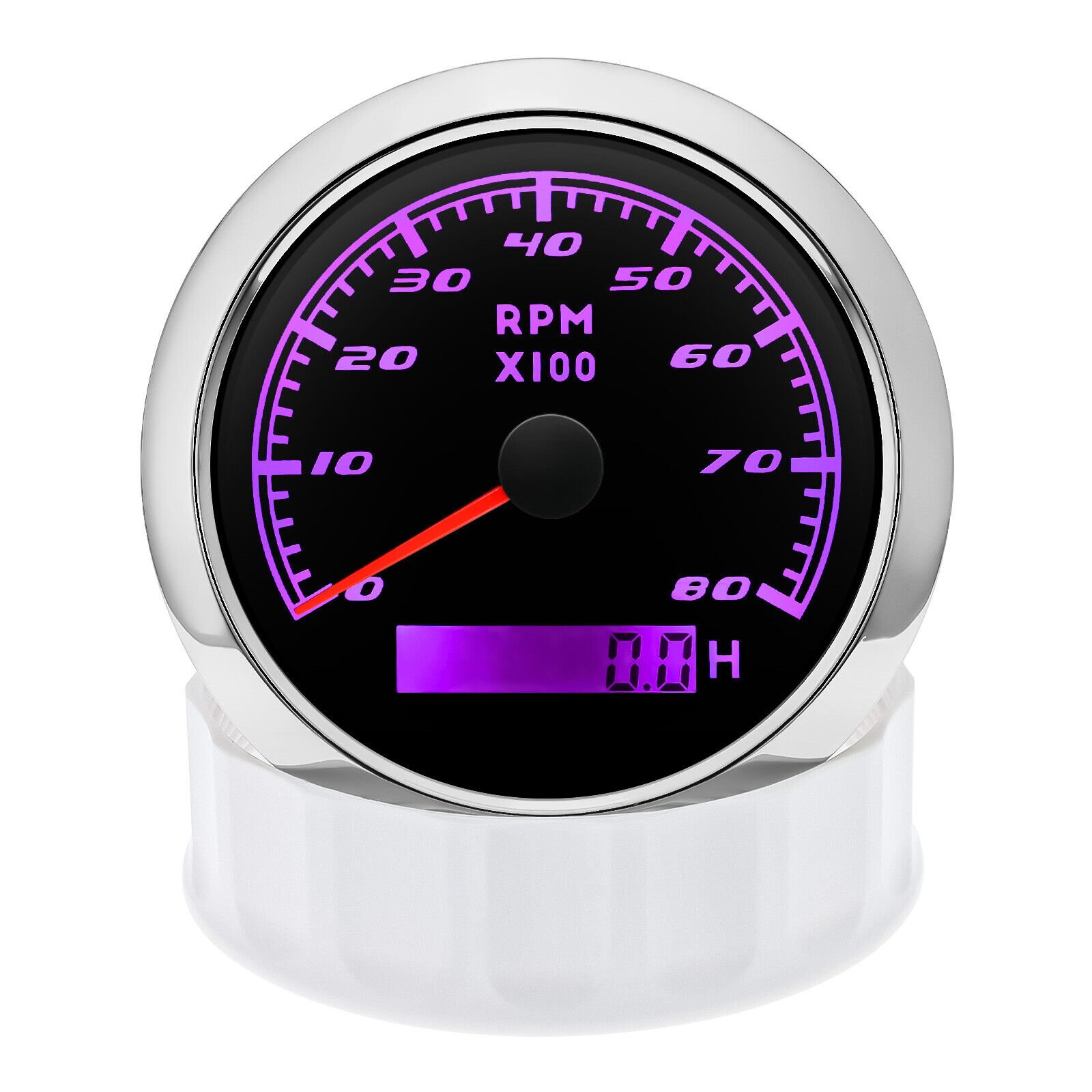 85mm Car Tachometer RPM Gauge 0-8000RPM With 7Colors Car Truck Motorcycle ATV UTV Marine Boat Yacht