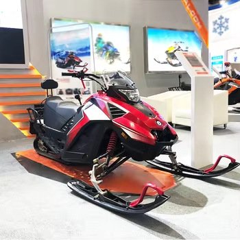 Factory Direct Fuel 150CC Winter Snowsports Adult 2-seat Automatic Tracked Snowmobiles ATV/UTV