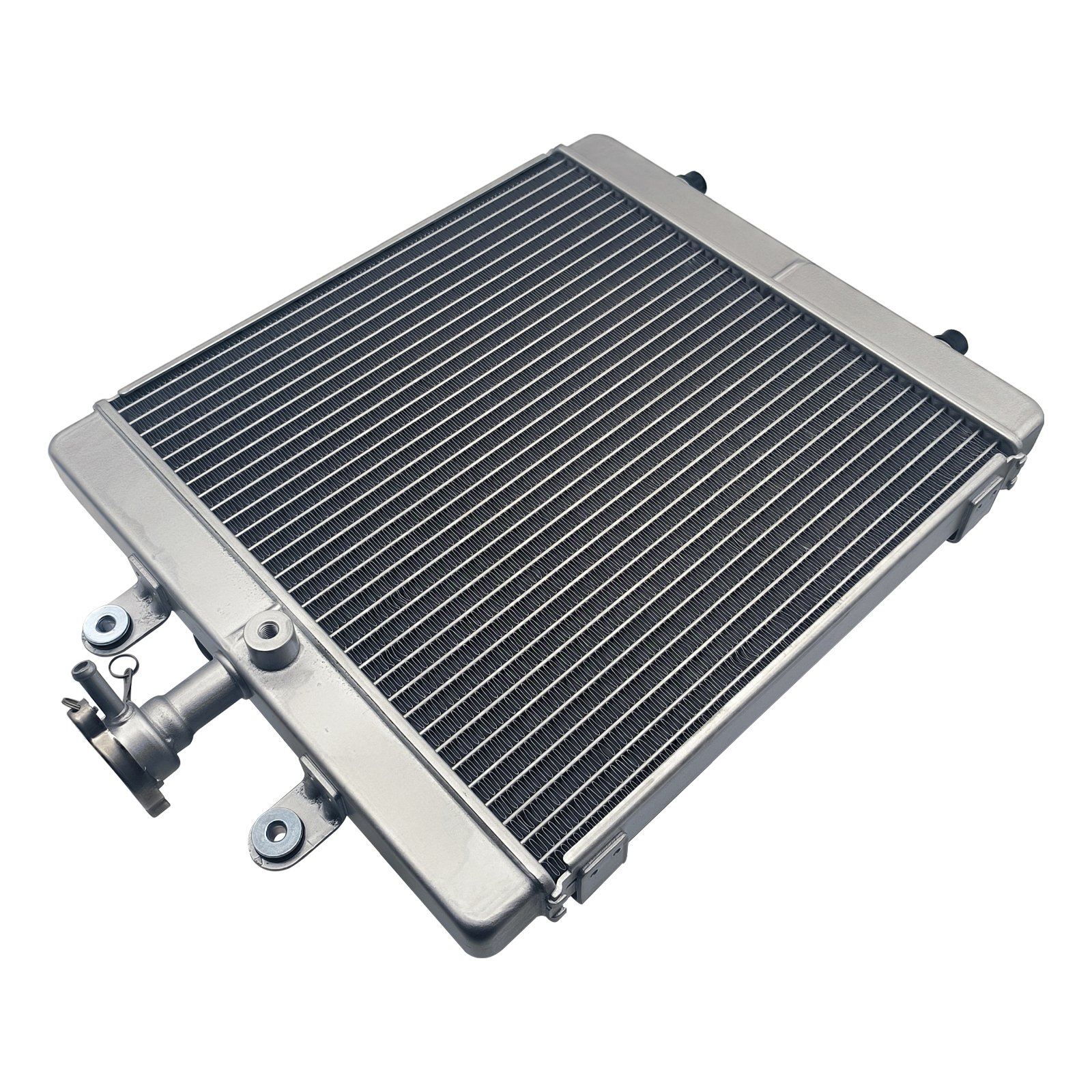 For Segway Motor Snarler Villain Fugleman AT6 SE RADIATOR(V) Water Tank Cooling Fan OEM A01A41100002 ATV UTV Parts