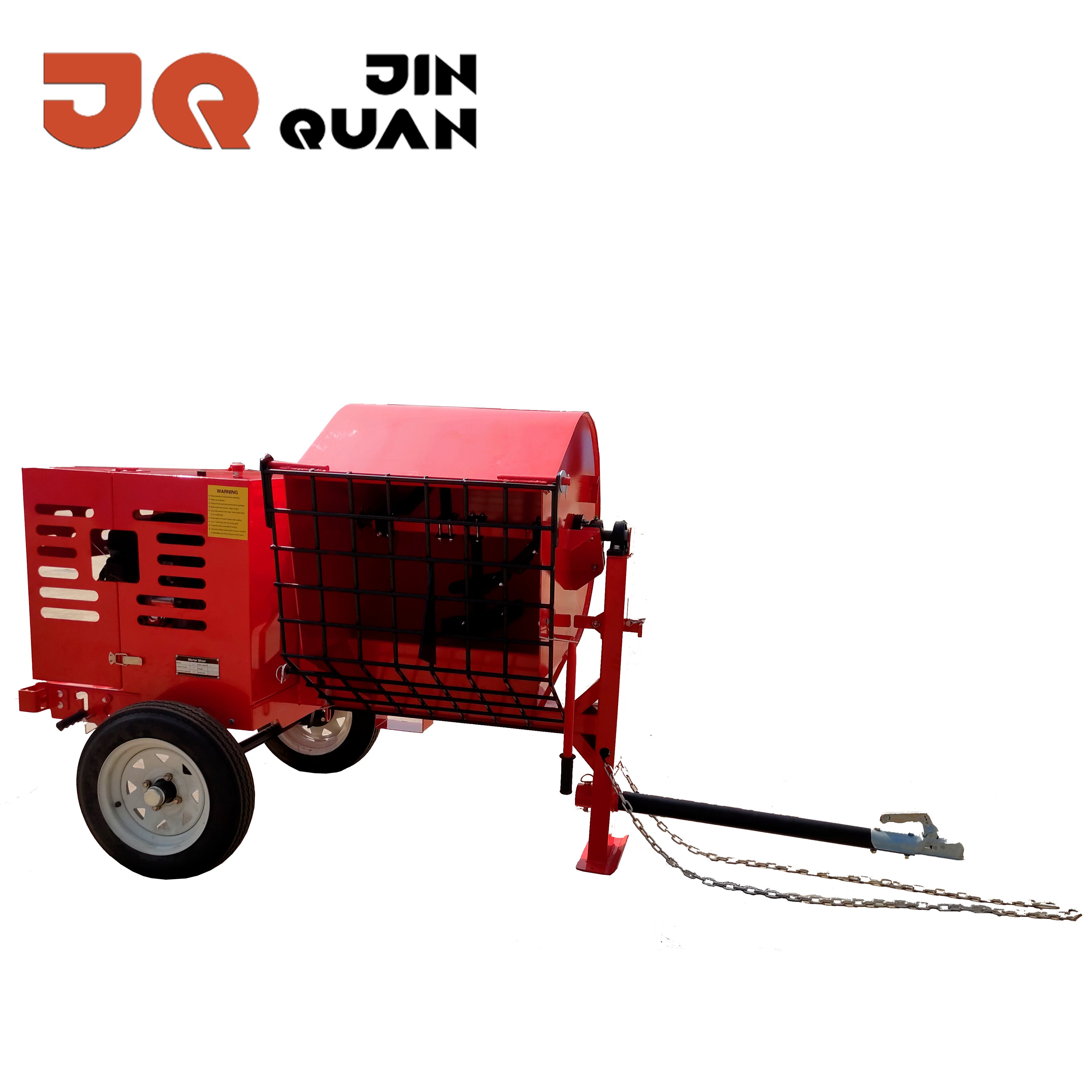 2023 NEW JQ China 200L 260L ATV Electric Engine Sand Mortar Cement Portable Small Petrol Concrete Mixer Machine