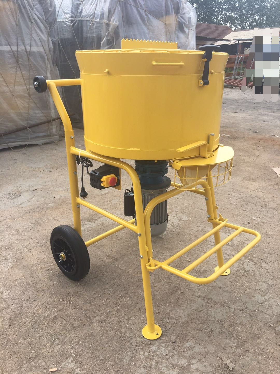 2023 NEW JQ China 200L 260L ATV Electric Engine Sand Mortar Cement Portable Small Petrol Concrete Mixer Machine