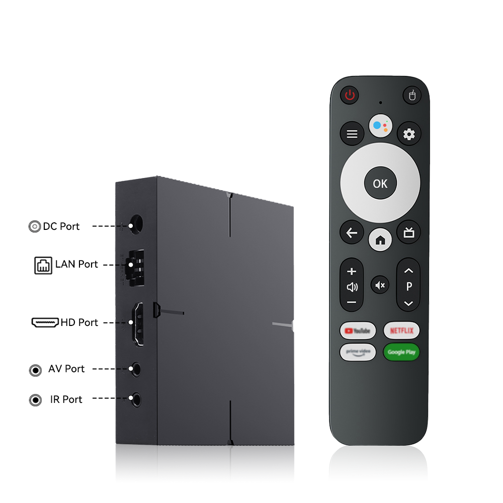 Smart Tv Box Android 10.0 2.4G 5G Wifi 2GB 16GB OTA Update Allwinner H313 ATV 4K OTT Android TV Box