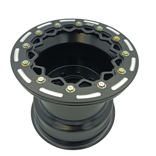 Rear Wheels Beadlock 9x8 3+5 4/110/115 Black Milled Ring Fit for Raptor 700 660 350 250 125,LTR 450 LTZ 400,TRX 450R 400EX