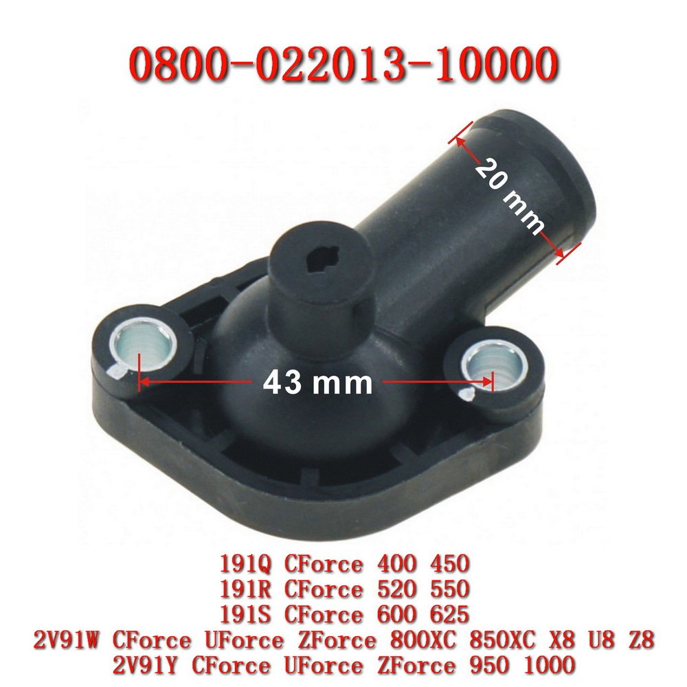 CF520 CF550 ATV SSV UTV OEM Thermostat Cover for 0800-022013-10000 CFMoto CForce ZForce 550 Atv/utv Parts & Accessories