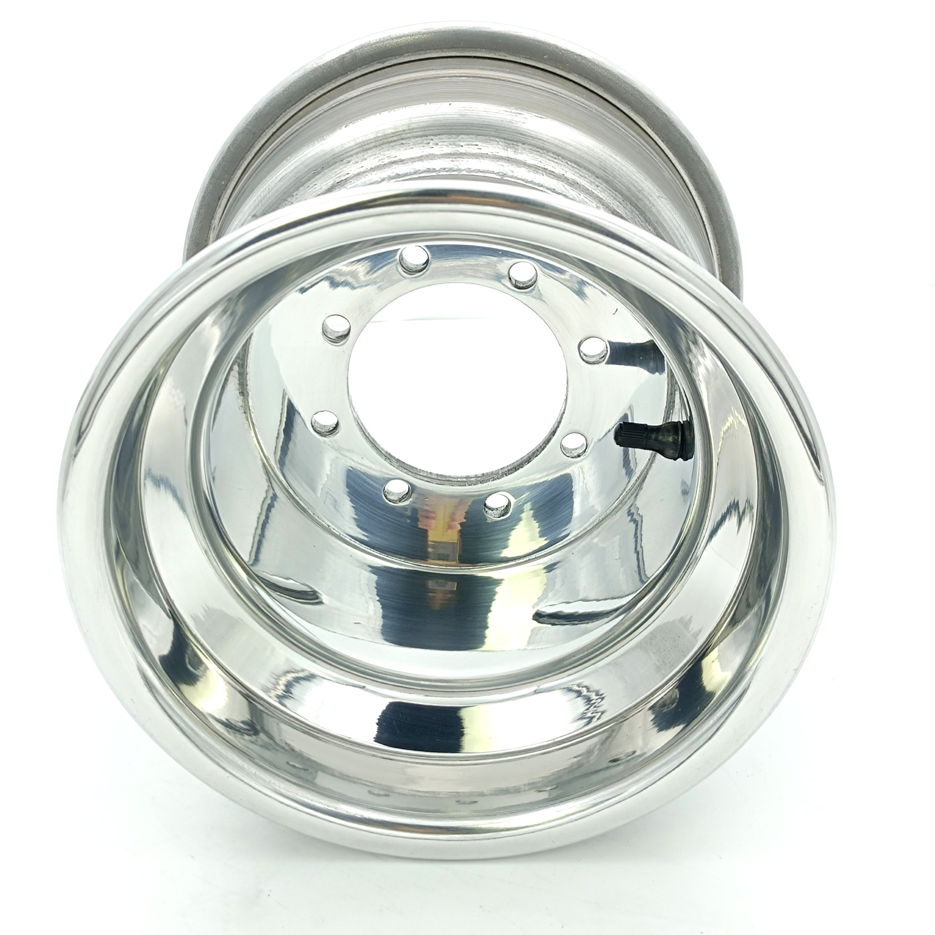 ATV 9x8 3+5 4 110 115 Polish Rolled Lip Wheel for Yamaha raptor 700 Banshee Yfz450 Suzuki Ltz400
