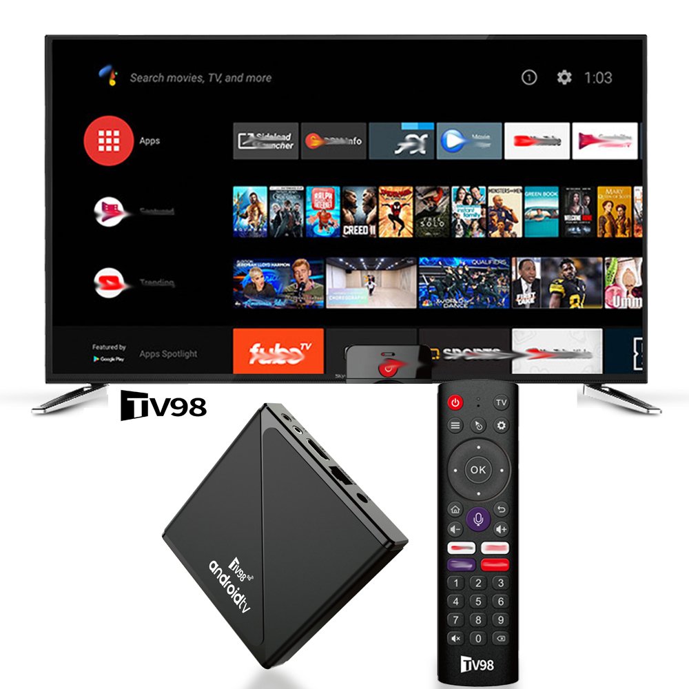 High Quality Tv Box Tv 98 Atv Pro Android 14 2gb/16gb 2.4g Wifi Allwinner H313 hd Quad Core ARMx A53 Best Android Tv Box
