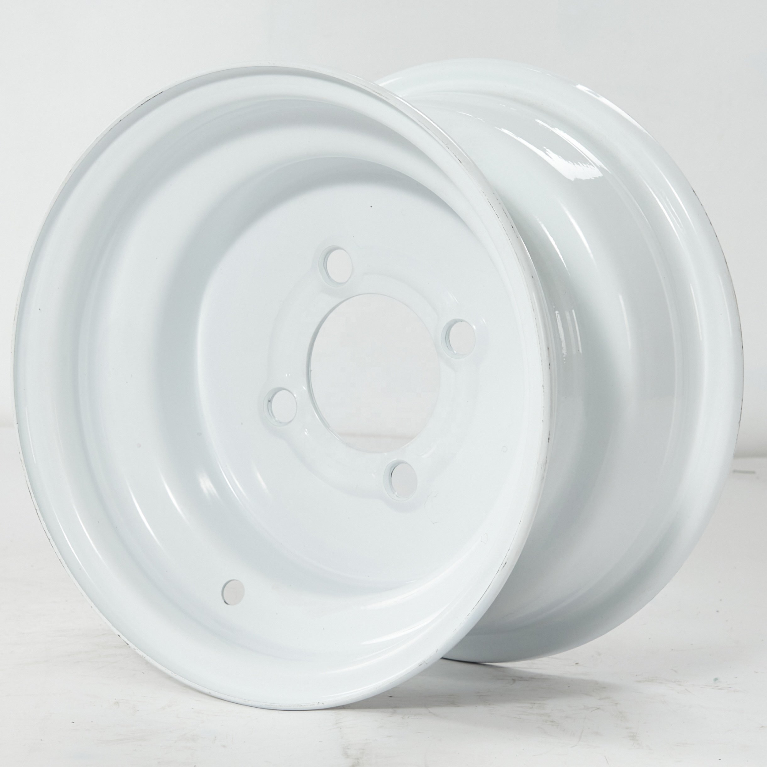 Factory Wholesale Golf Cart 8x7 PCD 4X101.6MM Steel Rim 8 Inch Wheel and Tire for Lawn Mower /garden Cart/ATV/UTV