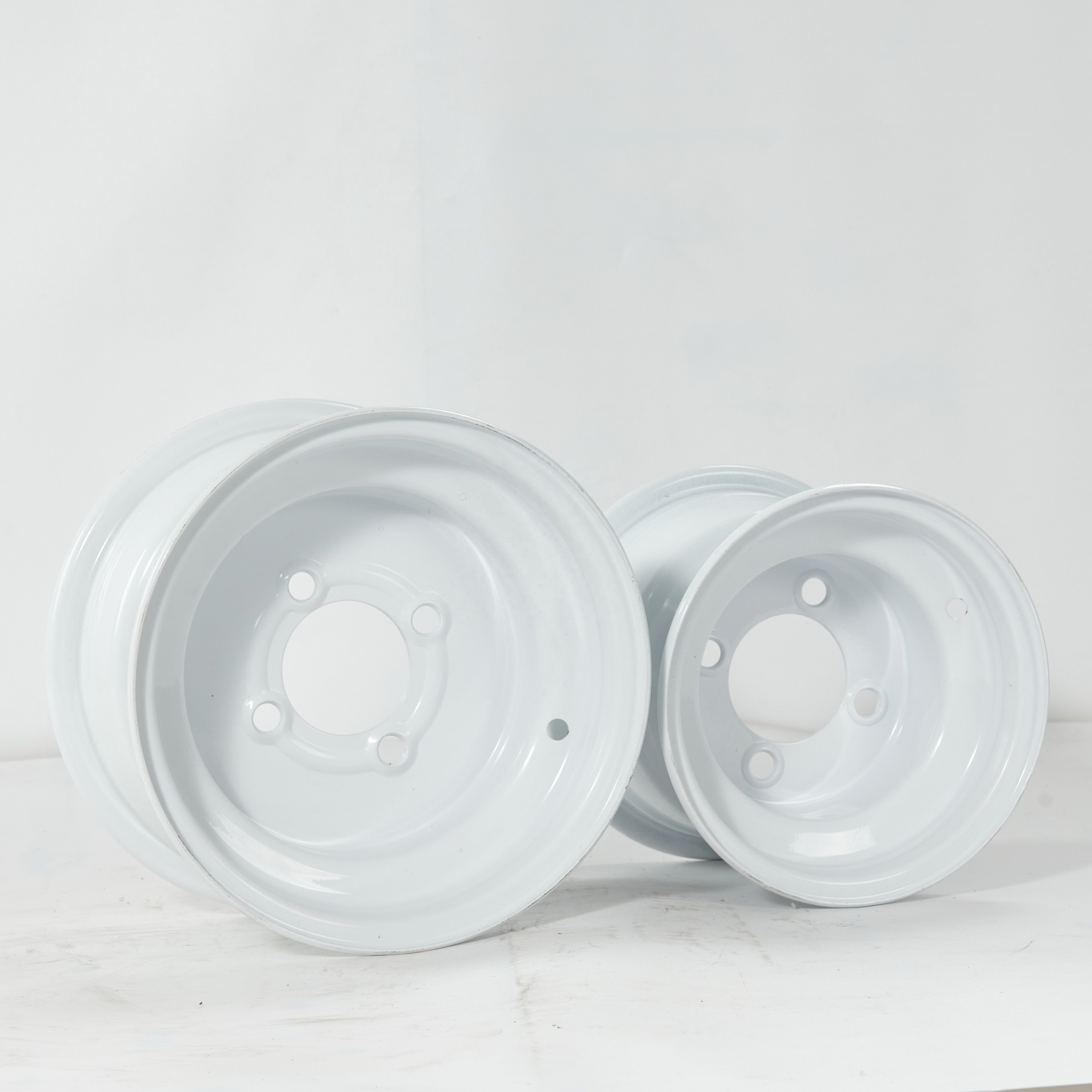 Factory Wholesale Golf Cart 8x7 PCD 4X101.6MM Steel Rim 8 Inch Wheel and Tire for Lawn Mower /garden Cart/ATV/UTV
