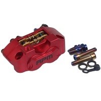 4-piston Universal Motorcycle Brake Caliper Mounting Hole 82mm for Scooter Dirt Bike ATV Go Kart Spare Parts Whole
