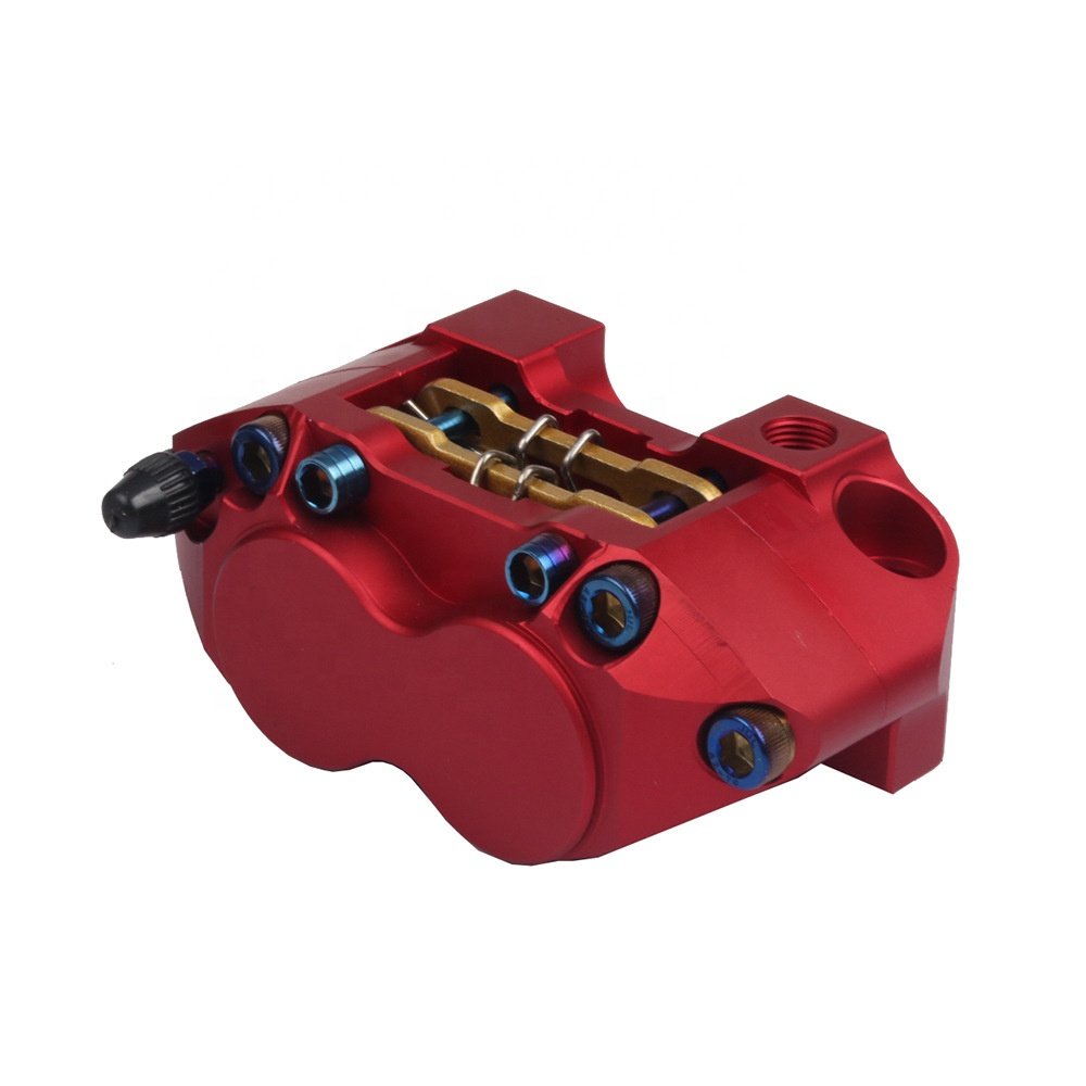 4-piston Universal Motorcycle Brake Caliper Mounting Hole 82mm for Scooter Dirt Bike ATV Go Kart Spare Parts Whole