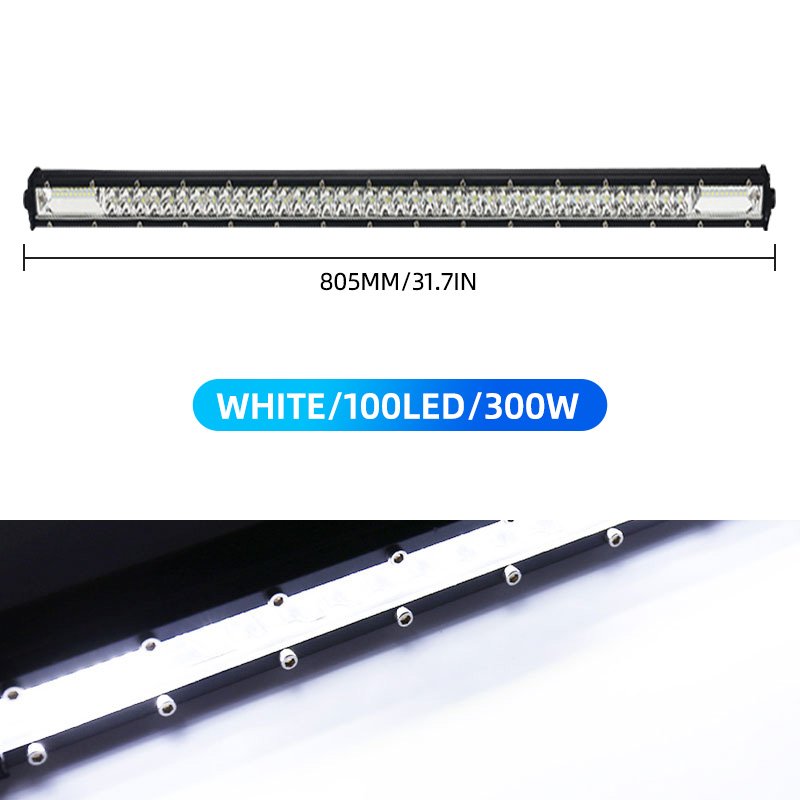 300W Car Work Light LED Bar 20LED 100LED Worklight Bar Offroad SUV ATV Tractor Boat Truck Excavator 12-24V Led Spot Flood Combo