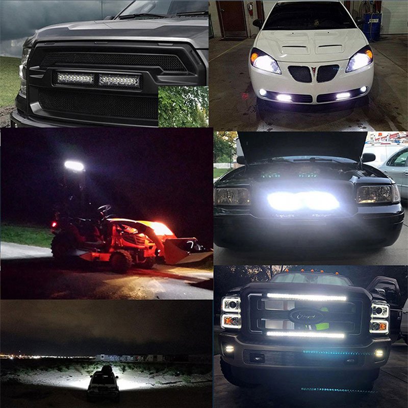 300W Car Work Light LED Bar 20LED 100LED Worklight Bar Offroad SUV ATV Tractor Boat Truck Excavator 12-24V Led Spot Flood Combo
